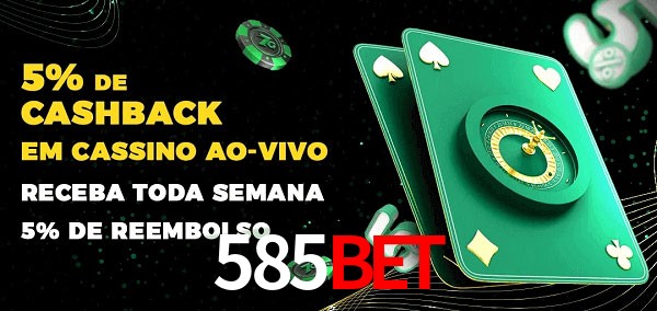 Promoções do cassino ao Vivo 585bet